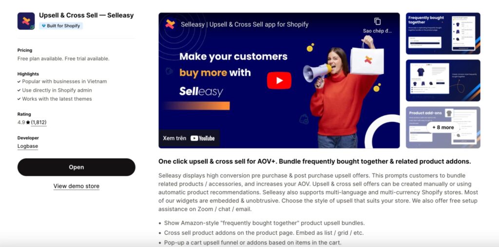 Shopify Selleasy app

