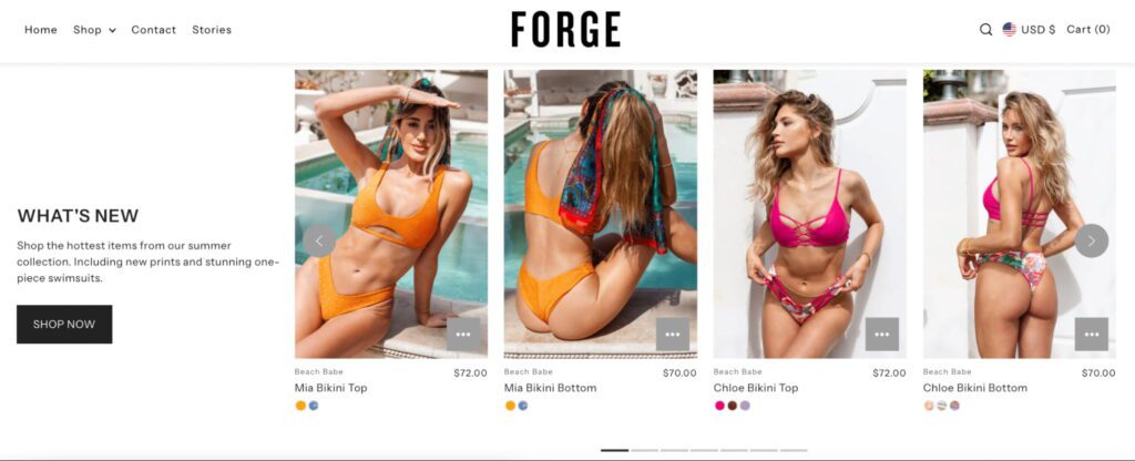 Forge Shopify theme