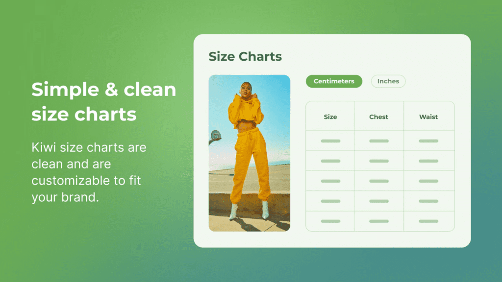 Kiwi Sizing Shopify app
