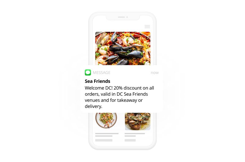 Exclusive discount based on customer location