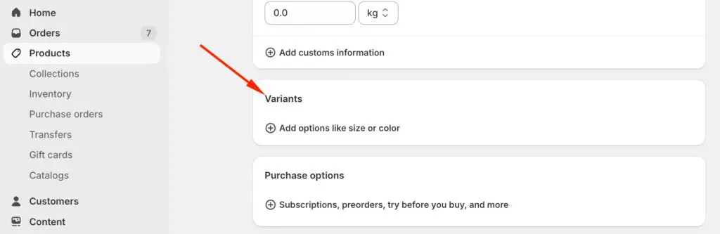 Create new variants as product bundles on Shopify