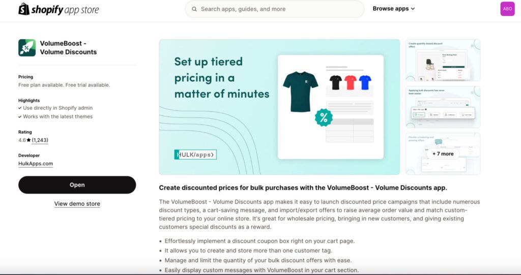 Volume Boost (Volume Discount)