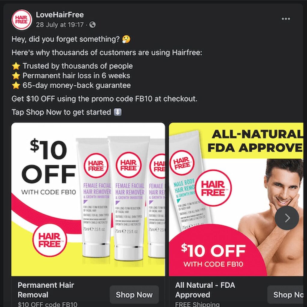 Promote your discount link on Social media