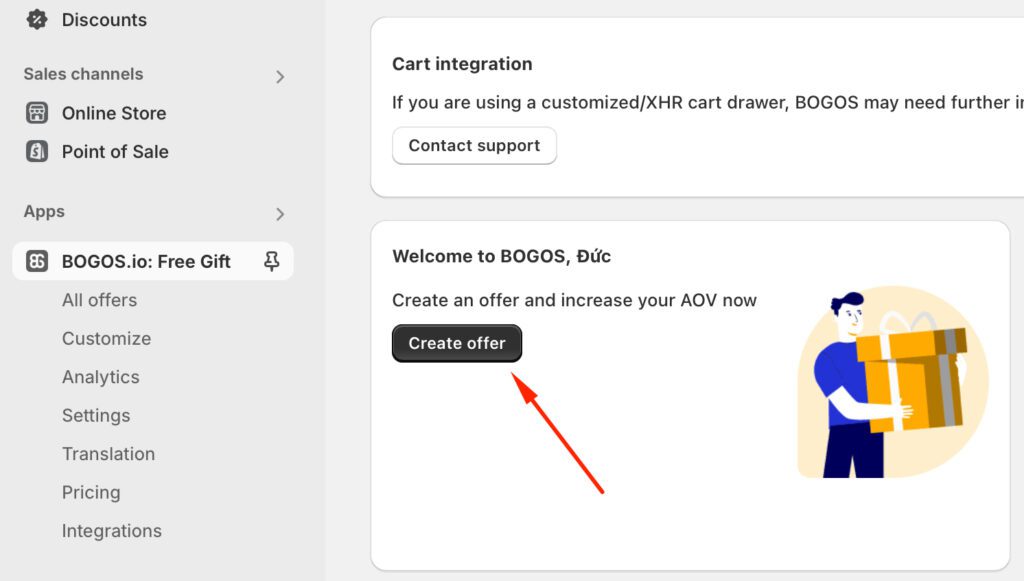 Navigate to BOGOS