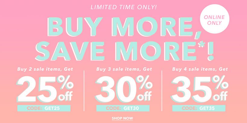 "Buy More, Save More: tiered discounts based on quantity