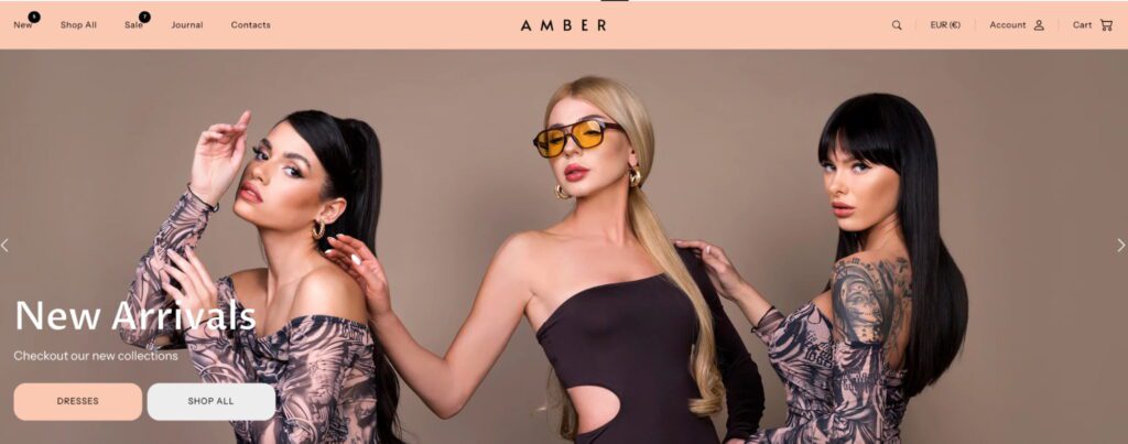 Amber Shopify theme