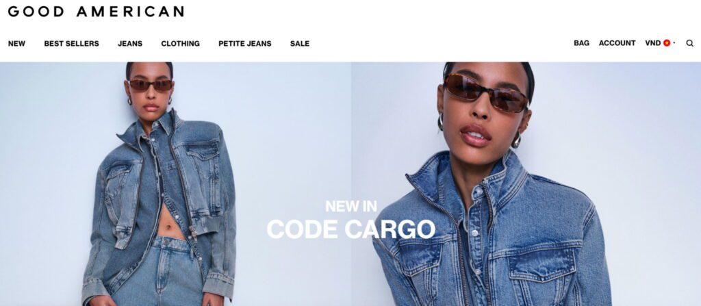 Good American Shopify clothing store