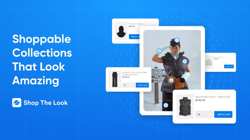 Shop the look Shopify app
