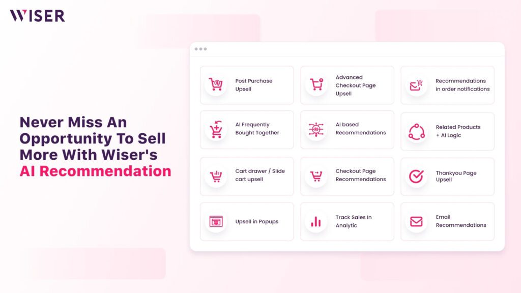 Wiser Shopify app