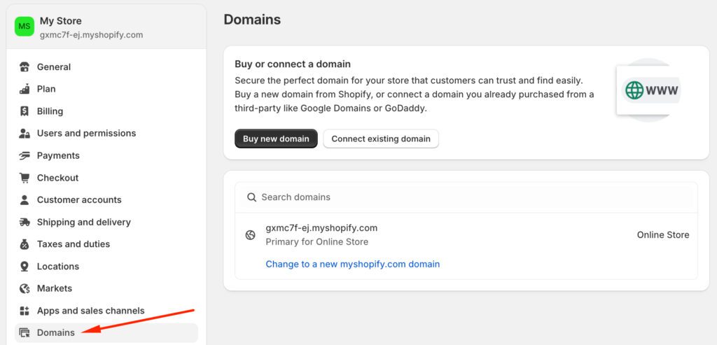 Buy a custom domain